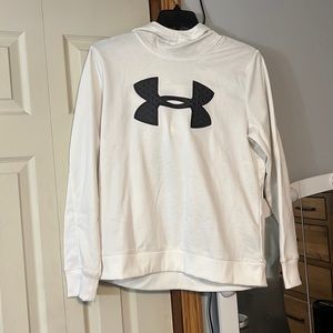 UNDER ARMOUR, white hoodie